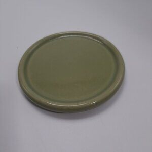 Longaberger Pottery USA Lid Coaster Sage Green #30226 Replacement Addition